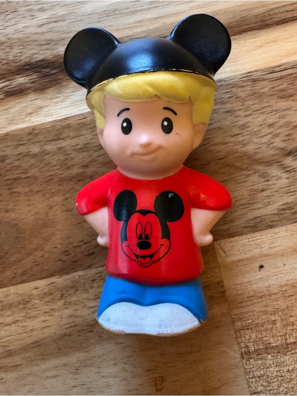 HSA Fisher-Price Little People Disney Mickey Mouse Ear Hat Boy Figure 2013 BGC44